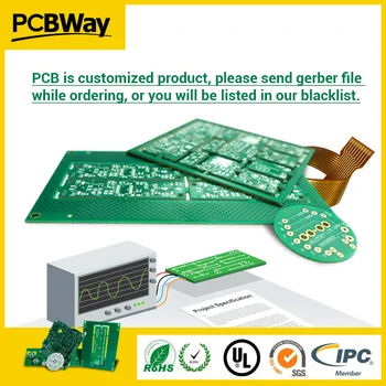 PCBWay PCB Prototype PCB Fremstilling Producent Trykte Kredsløb,tilpasset prisen er ikke fast,pls sende PCB-filer,betaler link