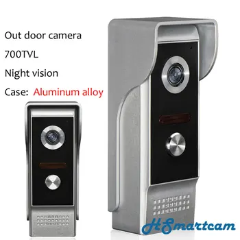 Nyt Hjem Sikkerhed Ud af døren Kamera 700TVL Night vision (Sag Aluminium legering) Til Video Intercom Dørklokken System Døren Telefon Bell