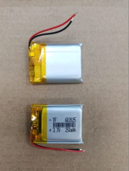 3,7 V 2 ledninger 602025 062025P v 250mah lithium batteri med protection board , der bruges til bluetooth-MP4-1stk/masse